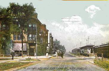 AUSTIN - SOUTH BLVD WEST FROM SOUTH CENTRAL - 1910