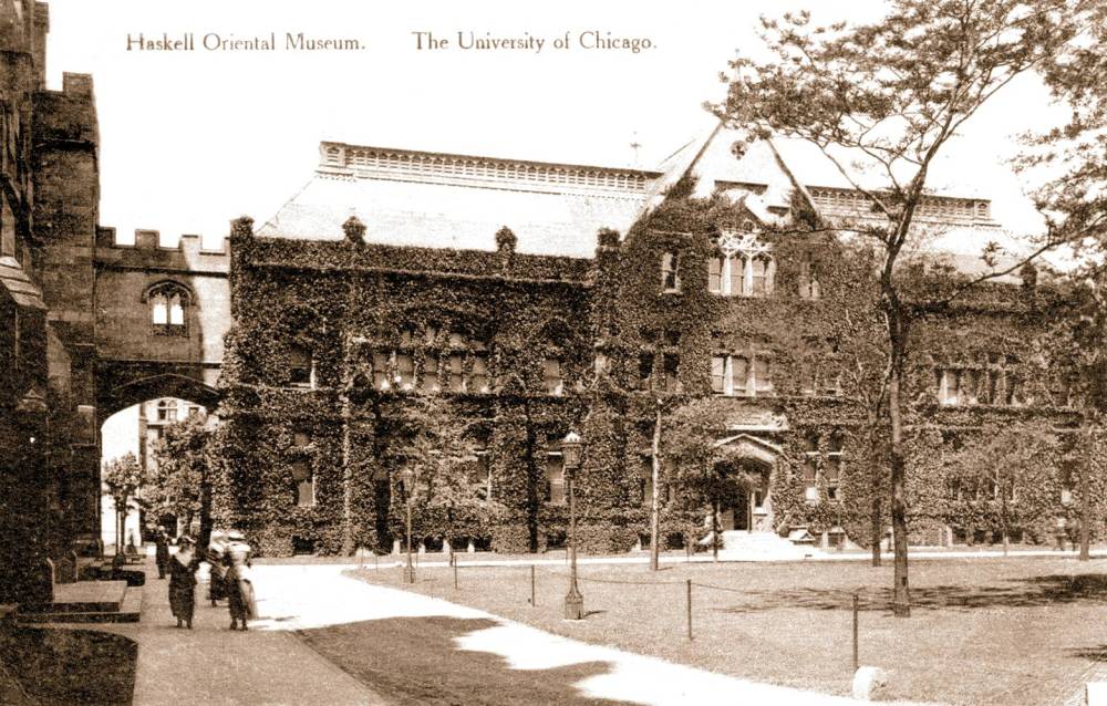 POSTCARD - CHICAGO - UNIVERSITY OF CHICAGO - HASKELL ORIENTAL MUSEUM - 1918