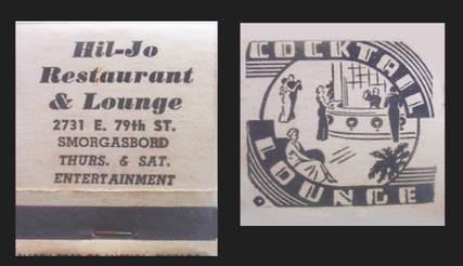 MATCHBOOK - CHICAGO - HIL-JO RESTAURANT AND LOUNGE - 2731  E 79Th - S SIDE JUST E OF MANISTEE
