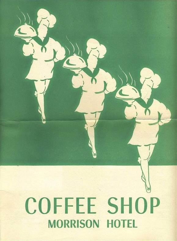 MENU - CHICAGO - MORRISON HOTEL - COFFEE SHOP - COVER - 1952